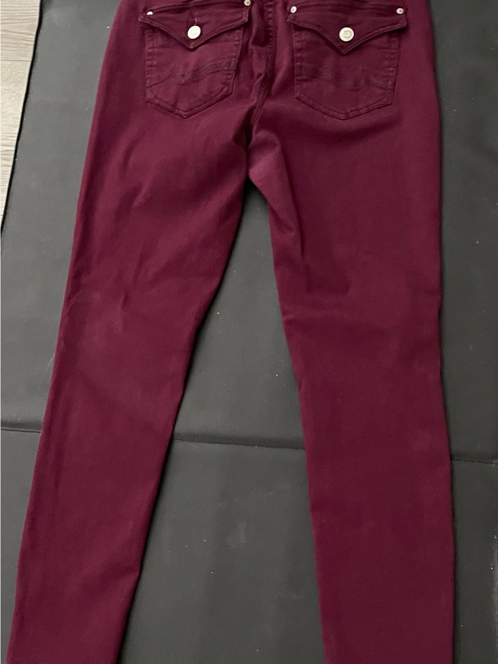 Angels Wine Red Slim Pants